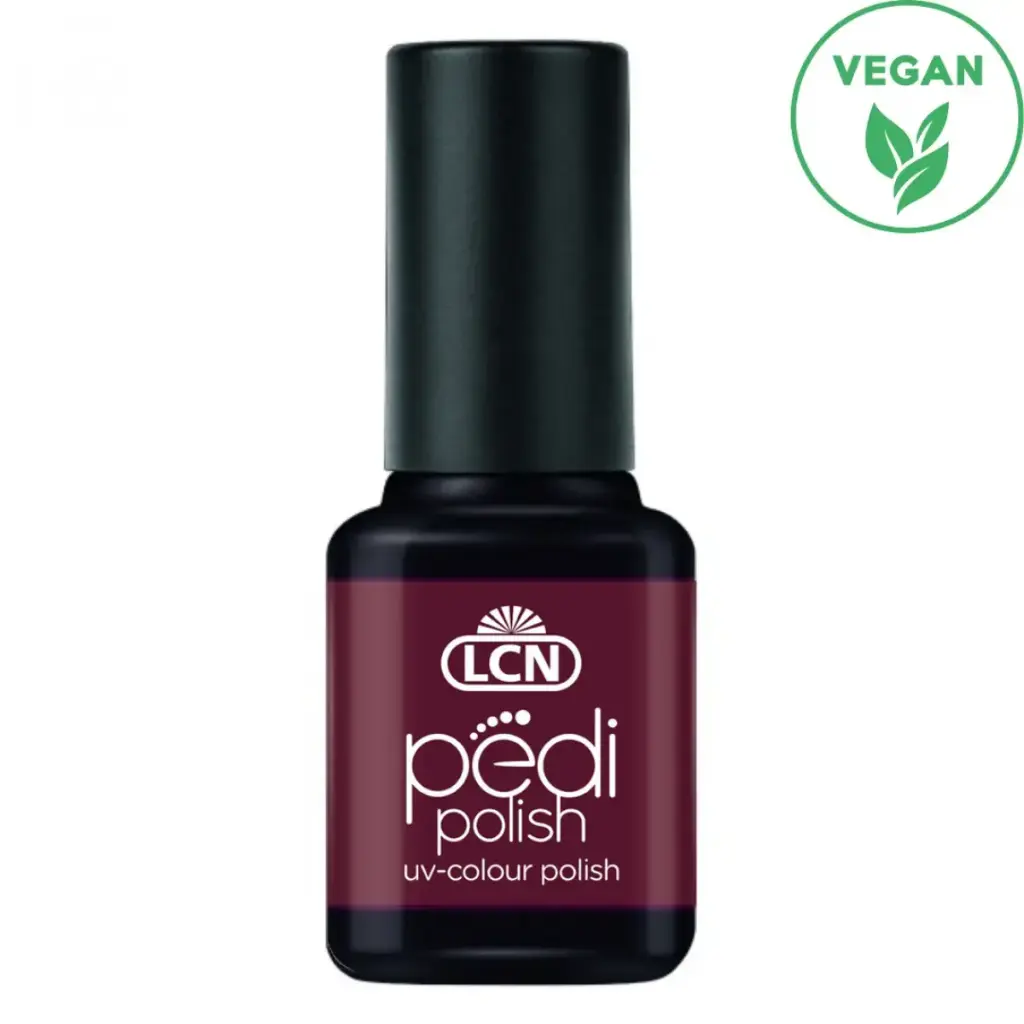 LCN PEDI POLISH Seduction in black cherry