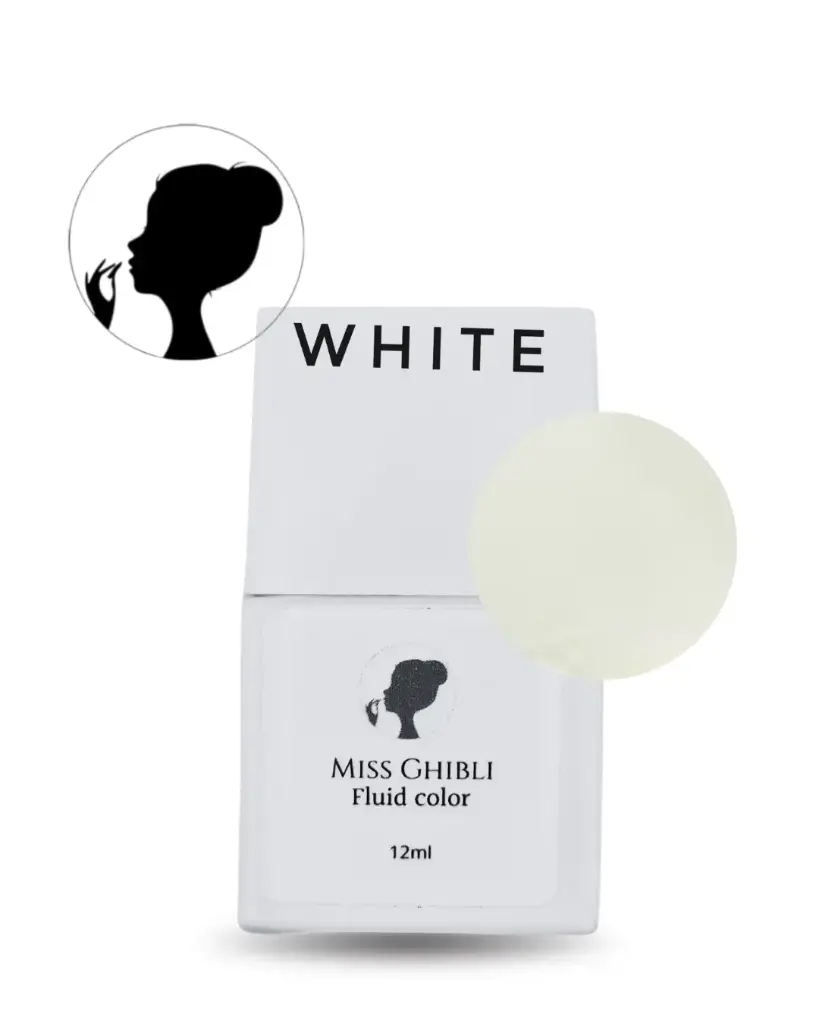 Miss Ghibli Fluid Color - White
