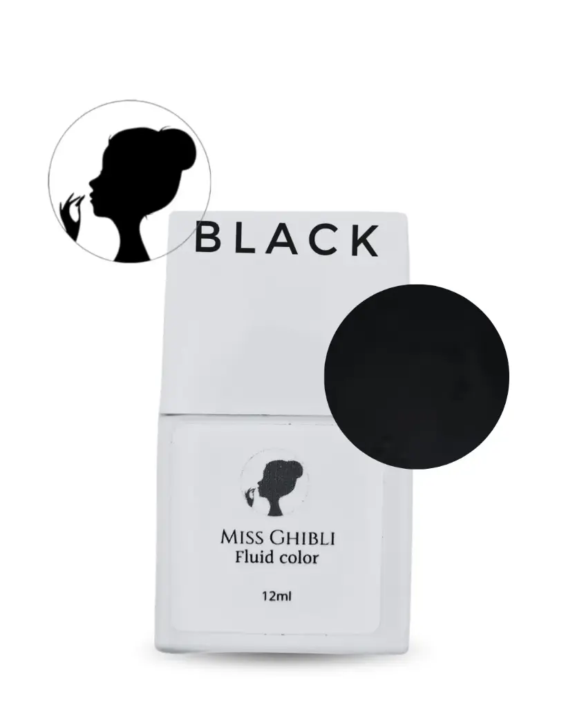 Miss Ghibli Fluid Color - Black