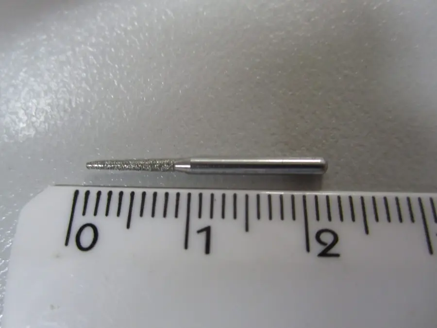 Turbine diamant fissuur conisch plat