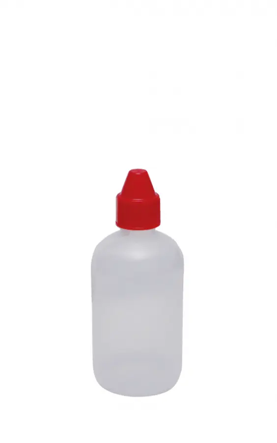 Leeg kunststof fles met dop