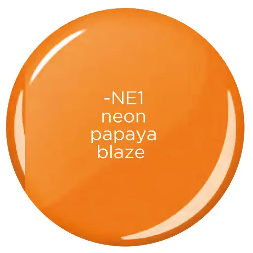 [NE1] LCN Pedi Polish - Neon Papaya Blaze