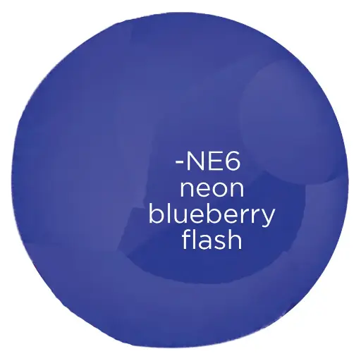 [NE6] Pedi Polish - Neon Blueberry Flash